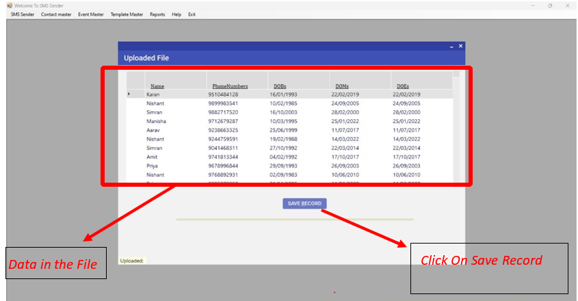 Preview Your Uploaded Excel File