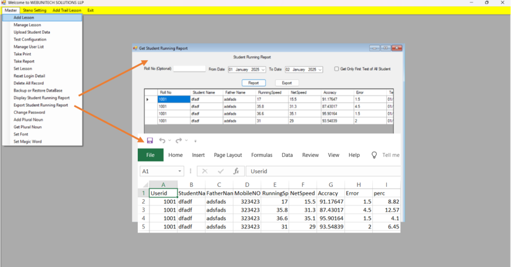 Student Data Management